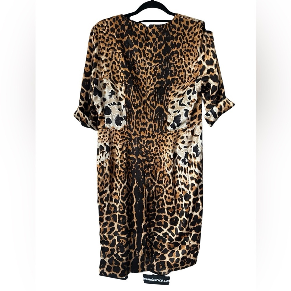 Yves Saint Laurent Leopard Print Dress size 10 - Picture 7 of 10
